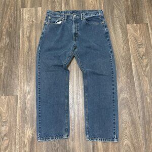 Levi’s 505 Men’s Jeans 36x30 Medium Wash Blue Denim Regular Fit Straight Stretch